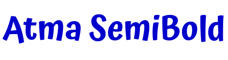 Atma SemiBold font